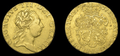 George III (1760-1820), Pre-1816 issues, Guinea, 1761, two leaves at top of wreath (MCE 367; S 3725). Surfaces...