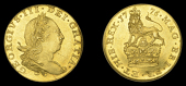 George III (1760-1820), Pre-1816 issues, Pattern Third-Guinea, 1776, by R. Yeo, in gold, laureate bust right, rev....