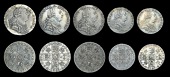 George III (1760-1820), Pre-1816 issues, Shillings (3), all 1787, without hearts (2, one no stop above head), with...