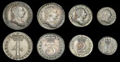 George III (1760-1820), Pre-1816 issues, Maundy set, 1772 (ESC 2233 [2415]; S 3762) [4]. Good very fine or better,...