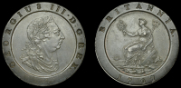 George III (1760-1820), Pre-1816 issues, Twopence, 1797 (BMC 1077; S 3776). A few minor marks, otherwise good very...