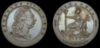 George III (1760-1820), Pre-1816 issues, Restrike Pattern Penny, 1797, by W.J. Taylor from dies by C.H. Küchler, in...