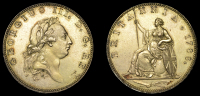 George III (1760-1820), Pre-1816 issues, Pattern Halfpenny, 1788 (late Soho), by J.-P. Droz, in brown gilt-copper,...