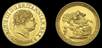 George III (1760-1820), New coinage, Sovereign, 1820, open 2 (M 4; S 3785C). About extremely fine	 £800-1,000