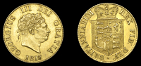 George III (1760-1820), New coinage, Half-Sovereign, 1817 (M 400; S 3786). Almost extremely fine	 £300-400