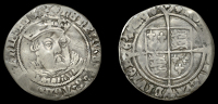 Henry VIII (1509-1547), Third coinage/Second coinage mule, Groat, Tower, mm. lis, bust 1, Lombardic lettering,...