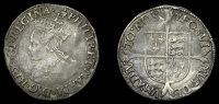Philip and Mary (1554-1558), Groat, mm. lis, reads rex et regina, 1.89g/10h (N 1973; S 2508). Nearly very fine,...