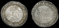 James I (1603-1625), Third coinage, Shilling, mm. spur rowel, sixth bust, 5.90g/3h (N 2124; S 2668). Some small...