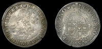 Charles I (1625-1649), Aberystwyth mint, Sixpence, mm. book, double-arched crown, small mark of value, no inner...