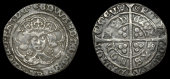 Edward IV (Second reign, 1471-1483), Groat, London, class XVb, mm. pellet-in-annulet, roses by neck, trefoils on...
