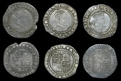 James I (1603-1625), Third coinage, Sixpences (3), all sixth bust, 1622, mm. thistle, 2.85g/9h; 1623/2, mm. thistle,...