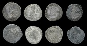 Charles I (1625-1649), Tower mint (under Parliament), Sixpences (4), all Gp G, mm. (P), 3.03g/10h; mm. (R),...