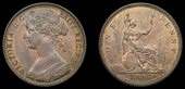 Victoria (1837-1901), Penny, 1867 (F 53; BMC 1674; S 3954). Extremely fine or better, traces of original colour	...