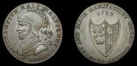 Hampshire, Southampton, Taylor, Moody & Co, Boulton’s Halfpenny, 1791, 10.63g/6h (DH 89); Westwood’s Farthing,...