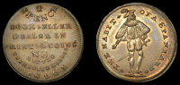 London, Spence’s mule Halfpence (2), t spence bookseller, etc, revs. Minerva standing, 12.55g/5h (DH 699),...