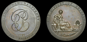 Warwickshire, Birmingham, Charles Pye, Halfpenny, 1797, cp cypher, rev. Moneta seated right holding cornucopia of...
