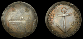 Worcestershire, Dudley, Thomas Jones, Skidmore’s Farthing, 1796, scales above chest, rev. anchor, edge plain,...