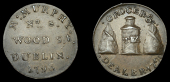 Co Dublin, Dublin, M. Murphy, Farthing, 1796, legend, rev. tea canister and sugar loaves, edge plain, 4.09g/6h (DH...