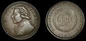 Unlocalised issues, Lutwyche’s Prince of Wales Halfpenny, 1795, 8.52g/6h (DH Middlesex 962), Farthing, 4.10g/6h...