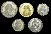 Visit of George III to Cheltenham, 1788, a plated brass medalet by I.H. & Co, 21mm, 2.52g/12h (DH Gloucestershire...