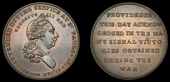 Naval Thanksgiving at St Paul’s, 1797, a copper medal, unsigned, bust of George III right, rev. providence this...