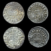 Richard I (1189-1199), Penny, class IVa, London, Willelm, willelm on lvnd, 1.44g/11h (SCBI Mass 943ff; N 968/1; S...