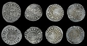 Henry III (1216-1272), Short Cross coinage, Pennies (4), all class VII, Bury St Edmunds, Norman, 1.43g/2h;...