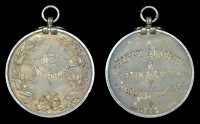 ANGUS, Dundee, Harris Academy, a silver award medal by Vaughton, engraved (Harris Academy, Latin & Greek, Session...