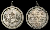 ARGYLL, Campbeltown, Free Grammar School, an engraved silver award medal by J. Ross, arms on a bed of thistles,...