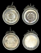 MIDLOTHIAN, Edinburgh, Scottish Military and Naval Academy, an engraved silver award medal by R. Fraser, thistle in...