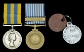 Pair: Private C. C. Armstrong, 26th Field Ambulance, Royal Army Medical Corps, attached 1st Battalion,...