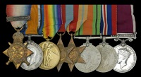 Eight: Private Harry Parnell, 1st Royal Welsh Fusiliers, later Royal Engineers 

1914 Star, with copy clasp (10741...