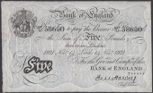 Bank of England, Ernest M. Harvey, £5, Leeds, 14 November 1921, serial number 137/U 58650, good fine, scarce
EPM...