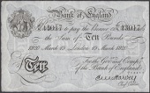 Bank of England, Ernest M. Harvey, £10, London, 19 March 1920, serial number 80/K 43017, good fine
EPM B209b	...