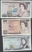 Bank of England, George M. Gill, a set from the 1988 Issue, comprising, £5, prefix RD13, £10, prefix DR 47, £20,...