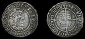 Henry VII (1485-1509), Profile issue, Halfgroat, Canterbury, King and Abp jointly, mm. rose, 1.40g/6h (N 1750; S...