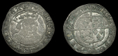 Henry VIII (1509-1547), Third coinage, Groat, Bristol, mm. WS on rev. only, pellets in cross ends, pellet below...
