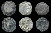 Charles I (1625-1649), Tower mint, Sixpences (3), Gp E, type 4.2, mm. triangle over anchor, 2.86g/8h, Gp F (2), type...