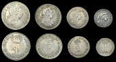 William III (1694-1702), 1701 (ESC 1308 [2392]; S 3553) [4]. Of bright appearance, fine to very fine or better	...