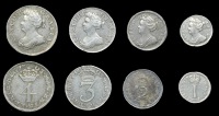 Anne (1702-1714), 1703 (ESC 1473 [2393]; S 3599) [4]. Fine or better	 £100-£150