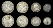 Anne (1702-1714), 1710 (ESC 1478 [2398]; S 3599) [4]. Fine or better, toned	 £120-£150