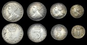 Anne (1702-1714), 1713 (ESC 1479 [2399]; S 3599) [4]. Very fine or better, sometime cleaned, now retoning	 £150-£200