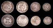 George I (1714-1727), 1723 (ESC 1617 [2400]; S 3658) [4]. Very fine or better, but some light haymarking	 £150-£200