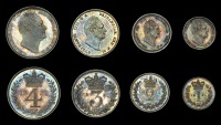 William IV (1830-1837), 1831 (ESC 2548 [2436]; S 3840) [4]. About extremely fine, but the Fourpence an impaired...