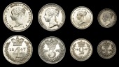 Victoria (1837-1901), 1847 (ESC 3490 [2457]; S 3916) [4]. Have been cleaned at some time, otherwise good very fine	...