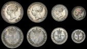 Victoria (1837-1901), 1853 (ESC 3496 [2463]; S 3916) [4]. Nearly extremely fine, toned	 £200-£300