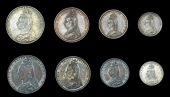 Victoria (1837-1901), 1888, 1889 (ESC 3545, 3547 [2502, 2504]; S 3932) [8]. Very fine or better; second in dated...