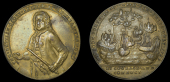 Portobello Medals with Vernon’s portrait alone, Capture of Portobello, 1739, a pinchbeck medal, unsigned,...