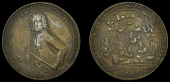 Portobello Medals with Vernon’s portrait alone, Capture of Portobello, 1739, a pinchbeck medal, unsigned,...