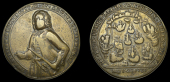 Portobello Medals with Vernon’s portrait alone, Capture of Portobello, 1739, a pinchbeck medal, unsigned,...